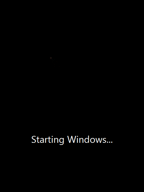Windows 7 Starting